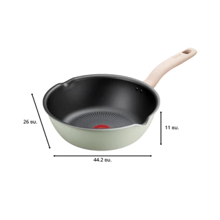 TEFAL กระทะก้นลึก So Matcha รุ่น G1796495 24 ซม. สีเขียวอ่อน รับประกันศูนย์2 ปี
