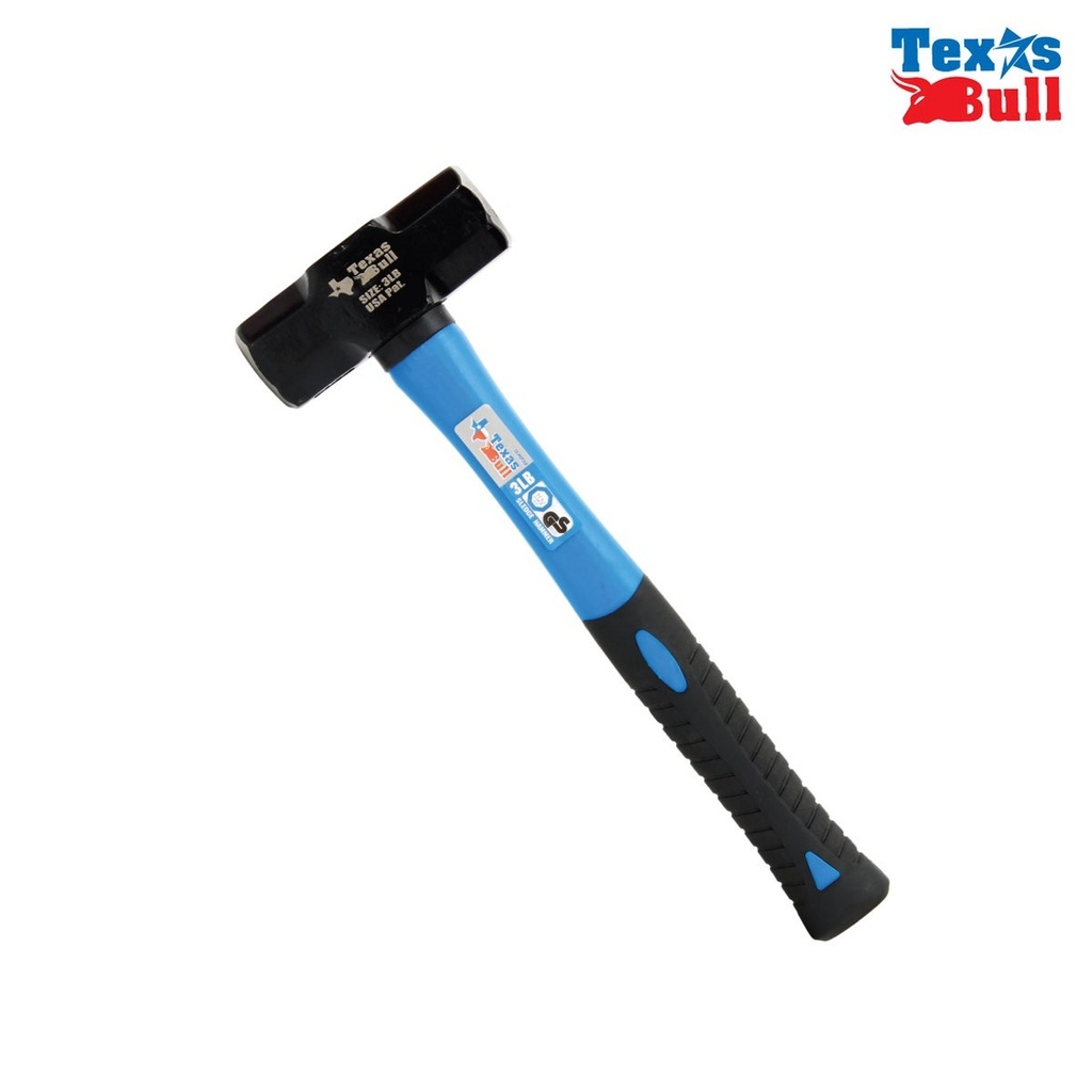 TEXAS BULL ค้อนปอนด์ ด้ามไฟเบอร์ 2 LB