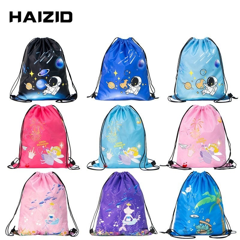 ถุงผ้าโพลีเอสเตอร์ ถุงผ้าอเนกประสงค์ สำหรับใส่ชุดว่ายน้ำ ผ้าเปียก ของกระจุกกระจิก รหัส 919