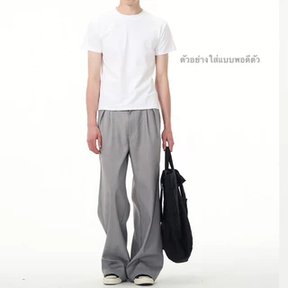 เสื้อยืดครอปผู้ชาย เสื้อยืดสั้น crop t-shirt