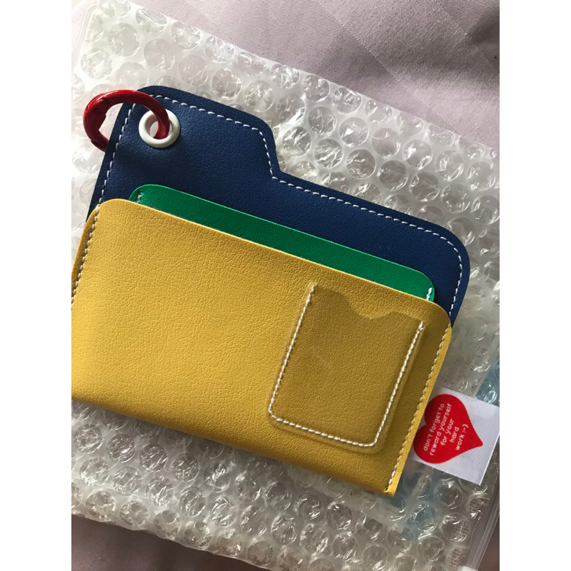 ส่งต่อมือ 1 wgg.craft.studio / cardholder สี yellow - blue