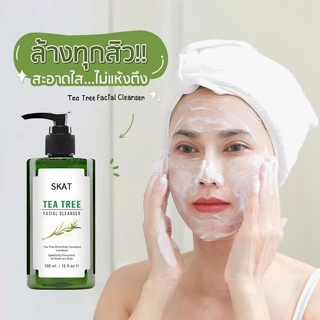 ชุดสำหรับสิว SKAT TEA TREE โทนเนอร์ ช่วยป้องกันปัญหาสิว และกระชับรูขุมขน 250ml (สินค้าโล๊ะสต๊อก)