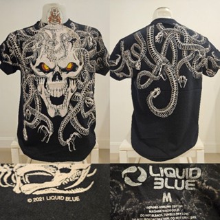 🌍Liquid blue Medusa OVP Vintage เสื้อOVP งานลิขสิทธิ์แท้ นำเ…