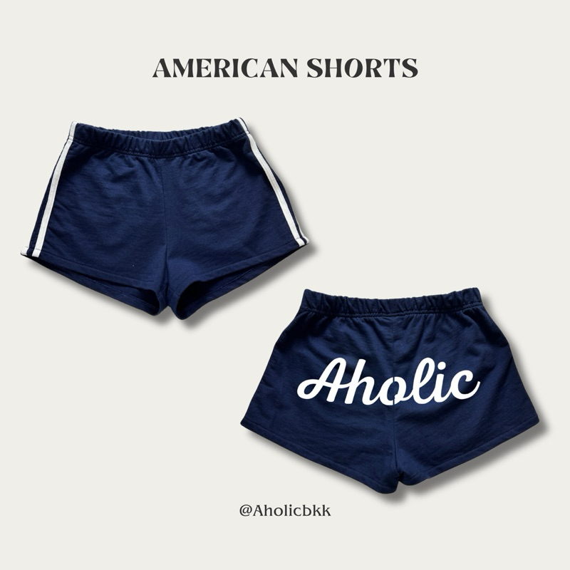 AHOLICBKK | AMERICAN SHORTS กางเกงขาสั้นสายฝอ รูปที่ 2