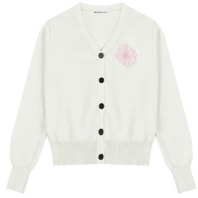 เสื้อคลุม 𝑴𝒂𝒓𝒅𝒊 𝒎𝒆𝒓𝒄𝒓𝒆𝒅𝒊 cardigan สีขาว