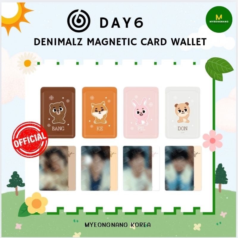 พร้อมส่ง [DAY6]Denimalz Magnetic Card Wallet ที่เสียบบัตร แม็กเซฟ เดนิมอล