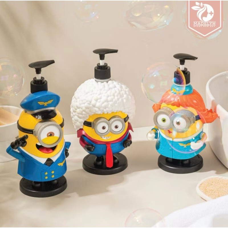 ส่งไว ส่งฟรี มีโค๊ด ของขวัญปีใหม่ ของขวัญจับฉลาก Madelyn Minion เมดเดอร์ลีน มินเนียน เจลอาบน้ำ 400 มล