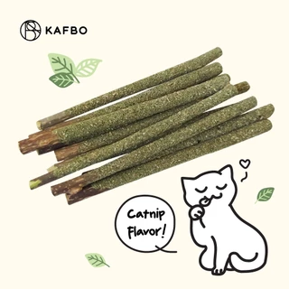 KAFBO Catnip Stick 2in1 ไม้มาตาตาบิเคลือบแคทนิป มาตาตาบิ ฟิน 2 เท่า บรรจุ 10 แท่ง