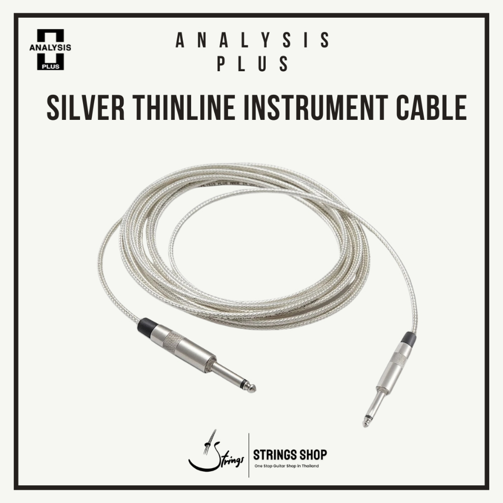 สายเคเบิ้ล Analysis Plus Silver ThinLine Instrument Cable