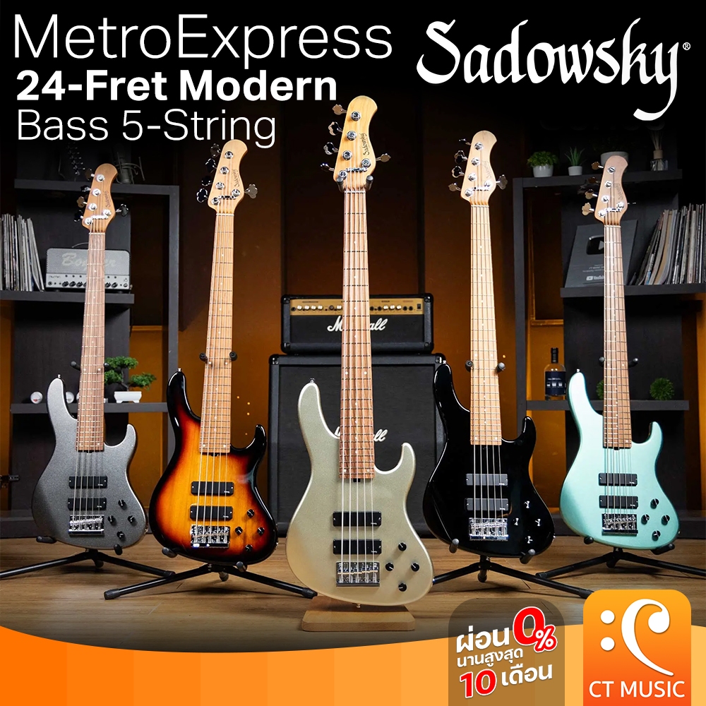 Sadowsky MetroExpress 24-Fret Modern Bass 5-String เบสไฟฟ้า