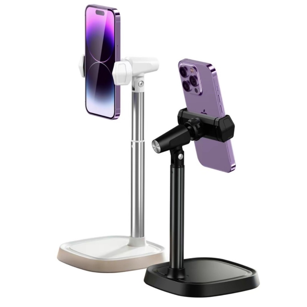 ขาตั้งโทรศัพท์แบบยืดหดได้ ที่วางมือถืออเนกประสงค์ ขาตั้งกล้อง ที่จับมือถือ หมุนได้360องศา แข็งแรง T8 - รูปที่ 5