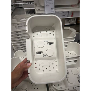 ตะกร้าชั้นวางของแบบดูดติดผนังของอิเกีย ไม่ต้องเจาะกำแพง ติดแน่น IKEA รับน้ำหนัก 3 กิโล