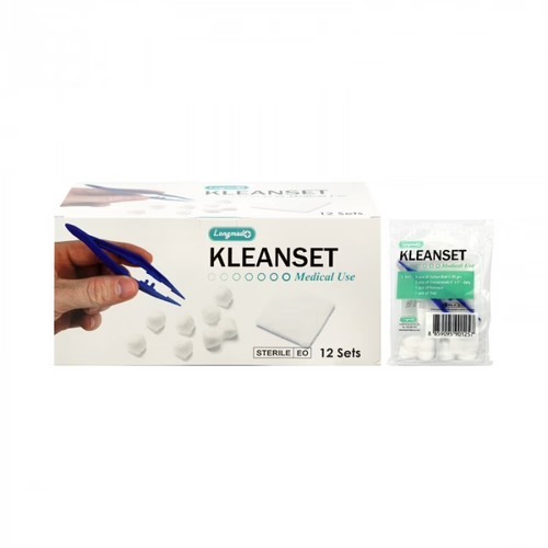 (ยกกล่อง) ชุดทำแผล✨ส่งไว✅ ปลอดเชื้อ Sterile ทางการแพทย์ KLEANSET LONGMED คลีนเซ็ต สำลี ผ้าก๊อซ เซ็ตทำแผล พกพา ปฐมพยาบาล