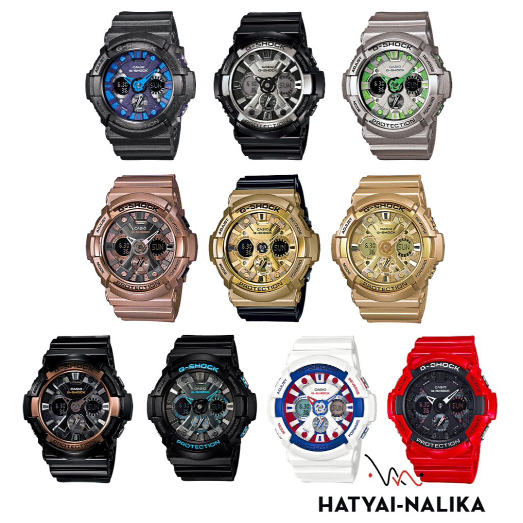 🔥ของแท้🔥 G-SHOCK หายาก GA-200,GA-201 series GA-200SH,GA-200BW,GA-200RG,GA-200GD,GA-201BA,GA-201TR