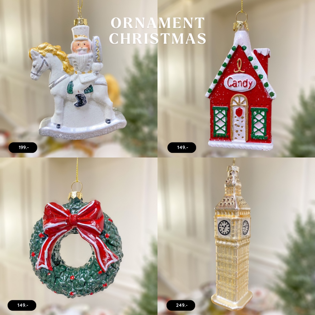 (พร้อมส่ง) Christmas Ornaments