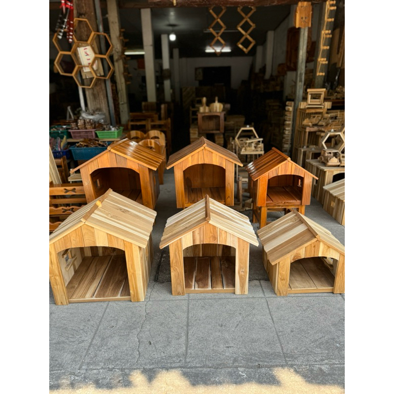 บ้านน้องหมา🐶 น้องแมว🐱 บ้านสัตว์เลี้ยง ไม้สักแท้100%🏠