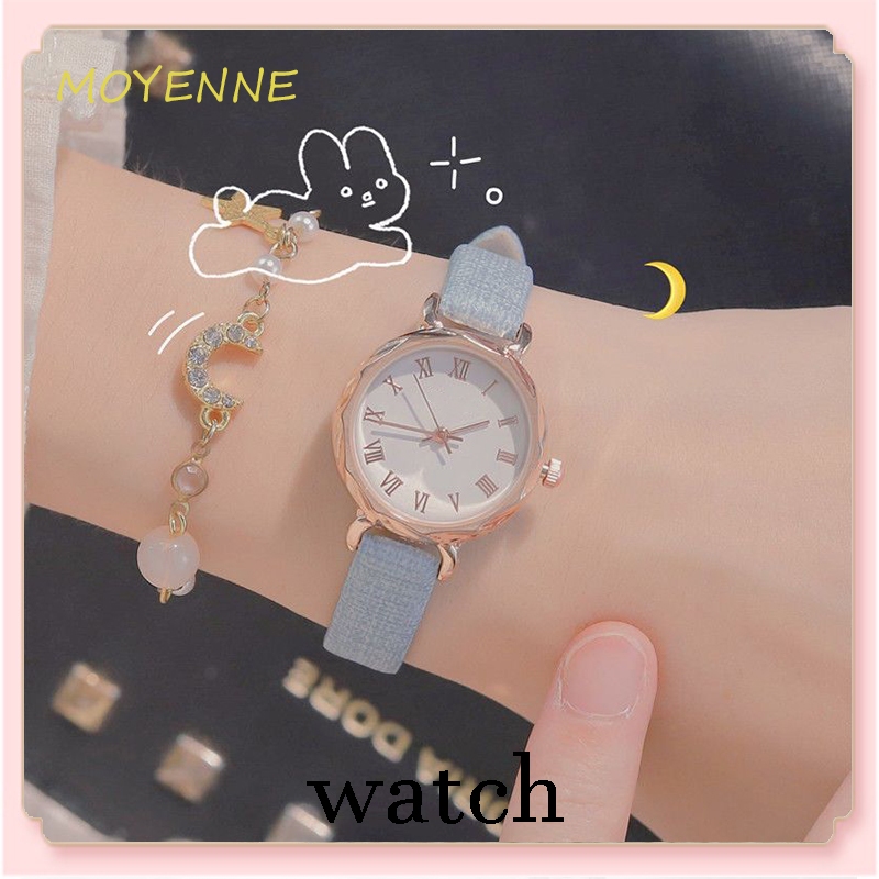 【จัดส่งจากกรุงเทพฯ】นาฬิกาวินเทจ เรียบง่าย น่ารัก ทันสมัย ​​เลขโรมัน เหมาะกับนักเรียน คุ้มค่า ดีไซน์เฉพาะ รุ่นใหม่ล่าสุด