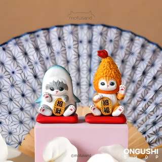 🇹🇭 Mofusand ของแท้ 😸 โมเดล Yanda Cat Fushandi Lucky Doll แมวกวักเงินกวักทองร่ำรวย Art Toy ครบชุด 2 แบบ