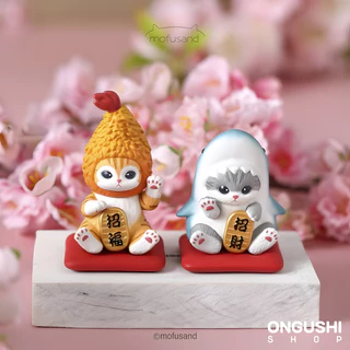🇹🇭 Mofusand ของแท้ 😸 โมเดล Yanda Cat Fushandi Lucky Doll แมวกวักเงินกวักทองร่ำรวย Art Toy ครบชุด 2 แบบ