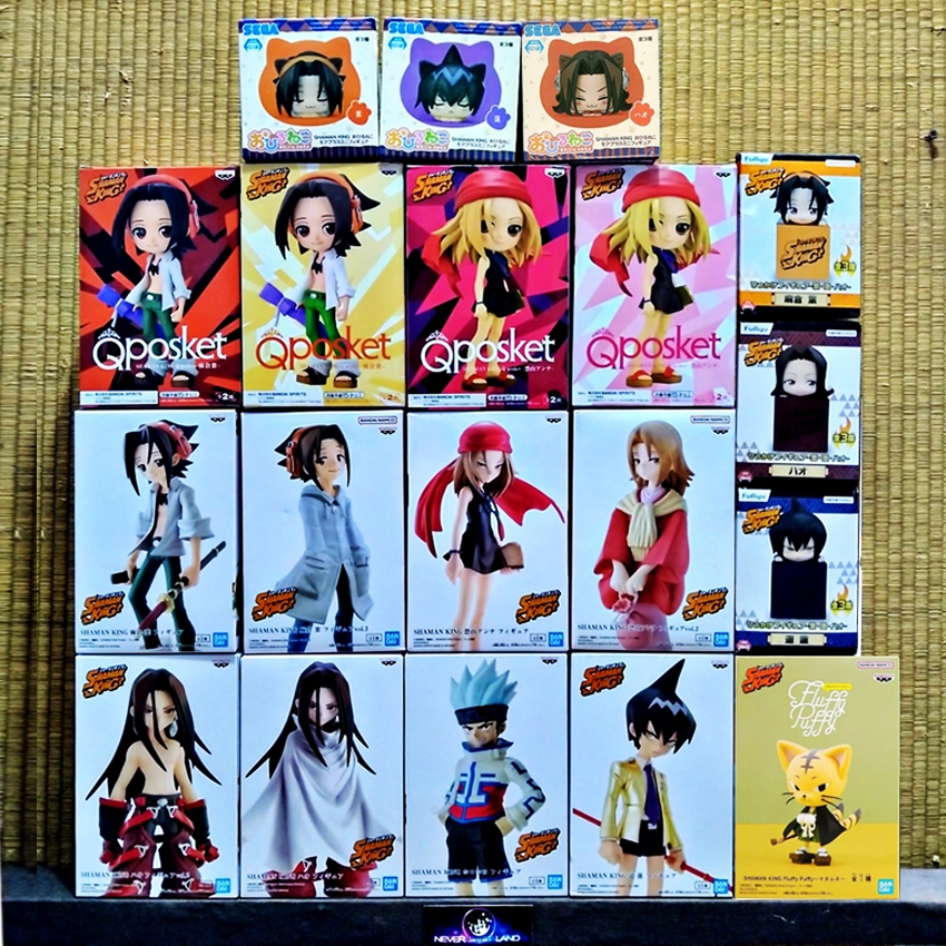 BANDAI BANPRESTO FIGURE: SHAMAN KING / ราชันย์แห่งภูต - YOH / ANNA / HAO / HOROHORO / TA