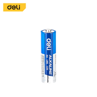 Deli ถ่านอัลคาไลน์ AA LR6 ถ่านไฟฉายอัลคาไลน์ AAA LR03 ถ่าน 1.5V ใช้ได้นาน 1ก้อน Alkaline Battery