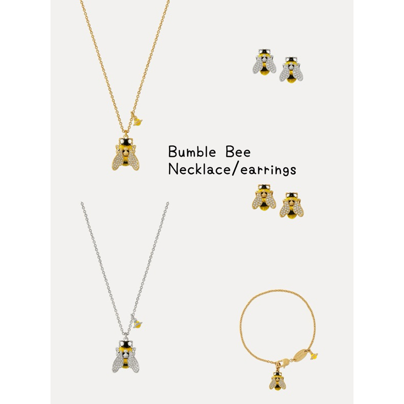 พร้อมส่ง🐝✨ Bumble Bee earrings/nacklace ของแท้100%