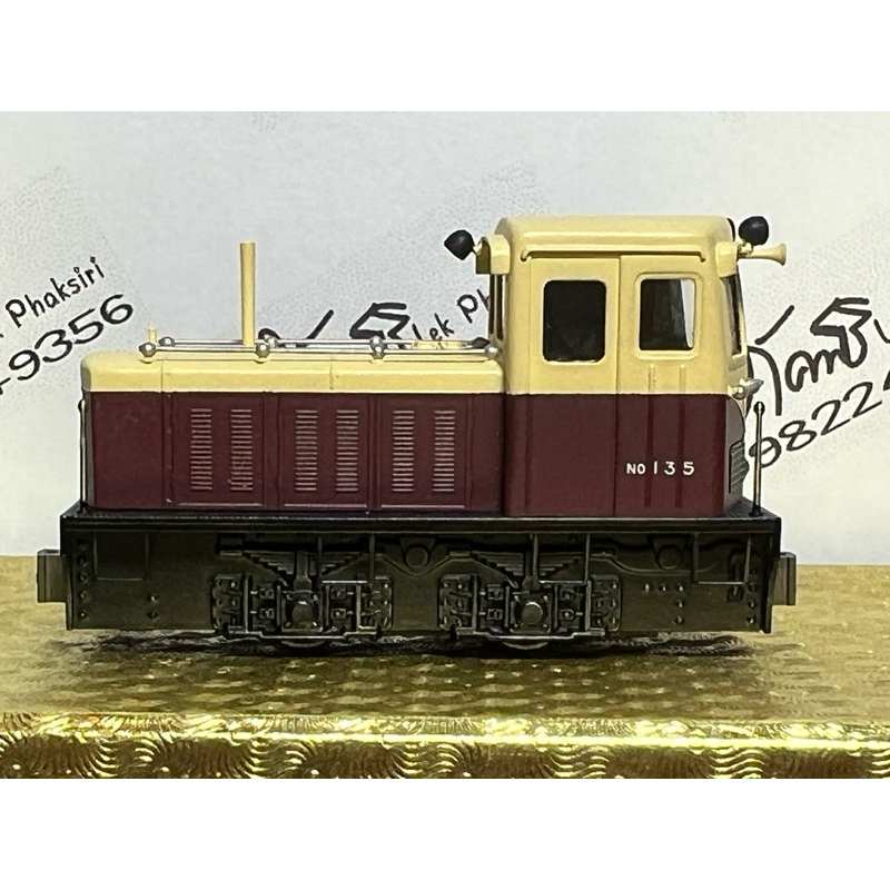 รถไฟจำลอง JOE WORKS สำหรับ Scale 1:87 HOe 9mm บนตัวถังมีหมายเลข NO.135 ทดสอบวิ่งบนราง N scale และ บน