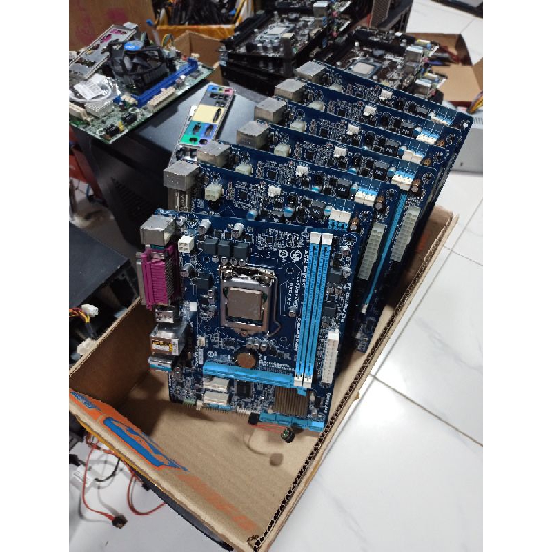 เมนบอร์ดคละยี่ห้อ 1155 1150 พร้อม CPU i5 i3 เมนบอร์ด รองรับ แรม ddr3