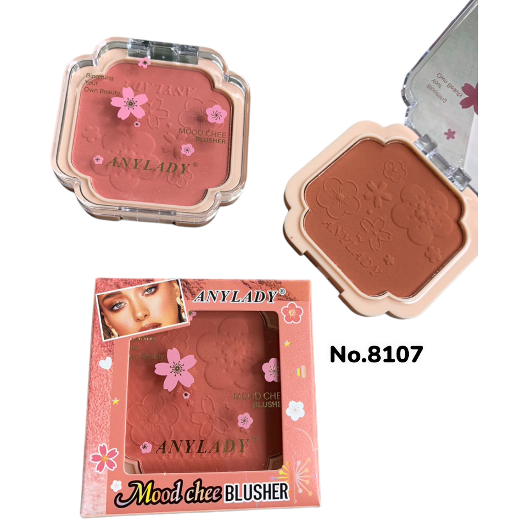 สินค้าพร้อมส่งค่ะ บลัชออน ANYLADY Mood chee BLUSHER มู้ดชี่บลัชเชอร์ No.8107