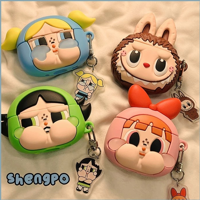 เคสหูฟัง บูบู้ มาใหม่ สำหรับ Airpods1/2/gen2  Airpods 3/gen3 Airpods 4/gen4 Airpods pro/Airpods pro 