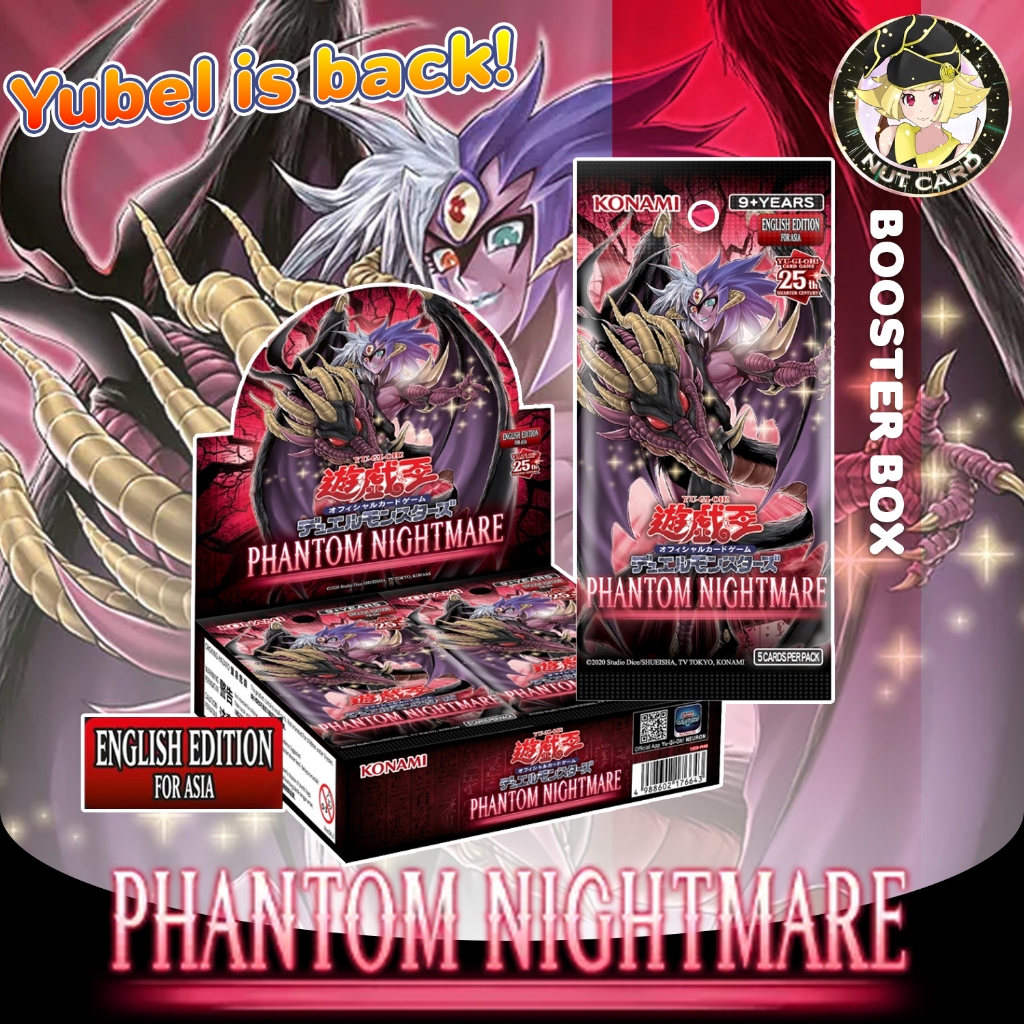 [Yugioh] OCG English Edition for Asia — Phantom Nightmare (PHNI-AE) Booster Box (ภาษาอังกฤษ)