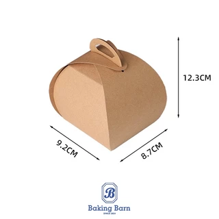 Baking Barn Cake box กล่องใส่อาหารมีหูหิ้ว กระดาษคราฟท์