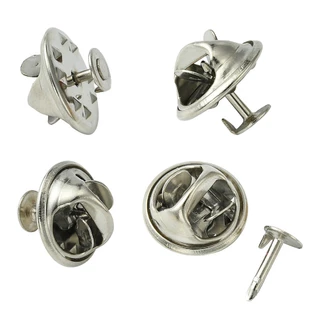 เข็มกลัดติดเนคไท/ปกเสื้อ วัสดุทองแดง ขนาด 11.5x6mm 8x1.2mm แพ็ค 20 ชิ้น