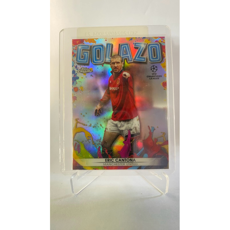 การ์ดสำหรับสะสม นักฟุตบอล Eric Cantona