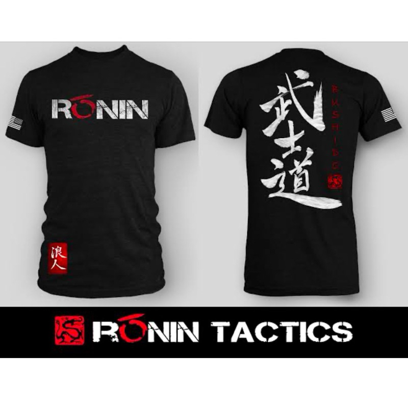 เสื้อยืดเทคติเคิล tactical Ronin tactics Usa Bushido T-Shirt สินค้าแท้จาก Ronin tactics สินค้าพร้อมส