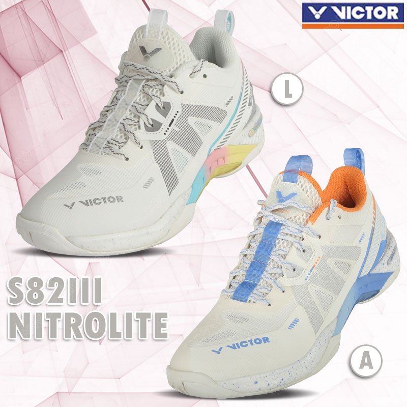 【 ของแท้ 💯% 】NEW! รองเท้าแบดมินตัน วิคเตอร์ S82III Nitrolite  (S82IIINitrolite)