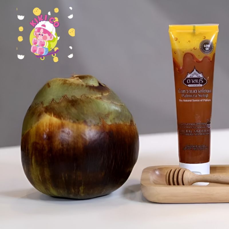 Tarnburi ตาลบุรี น้ำหวานตาลโตนด 90 กรัม ไม่ผสมน้ำตาลทราย ไม่มีสารกันบูด ไซรัป ตาลโตนด น้ำตาล