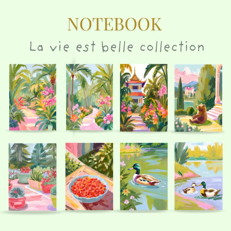 NOTEBOOK LA VIE EST BELLE COLLECTION ( สมุดโน๊ต )