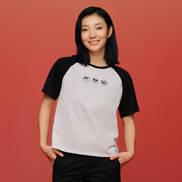 GIORDANO เสื้อยืดผู้หญิง แขนสั้น Women's Boyfriend Tee 05395223
