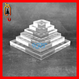 ฐานอะคริลิกใสสี่เหลี่ยม แบบหนา แท่นวางถ่ายสินค้า ชั้นวางโชว์…