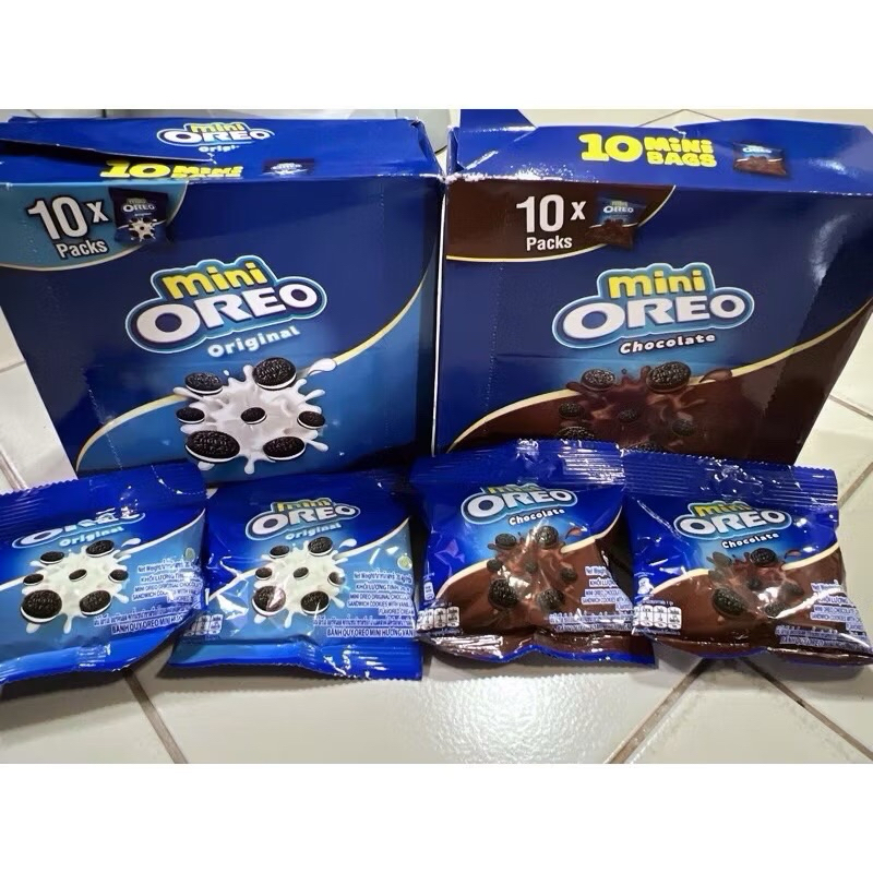 โอริโอ้ มินิ โอริโอ oreo  1กล่องมี 10 ซอง