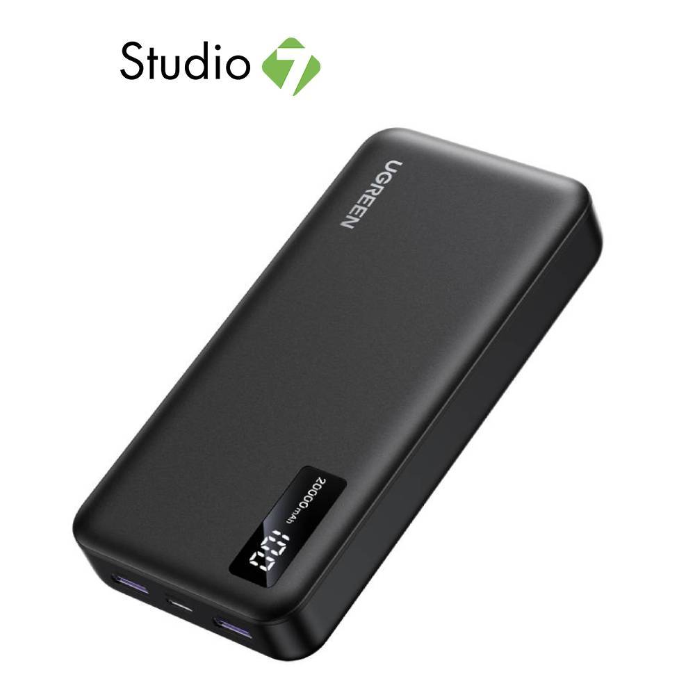พาวเวอร์แบงค์ Ugreen 20000 mAh PD3.0 PB312-25683 Black by Studio 7