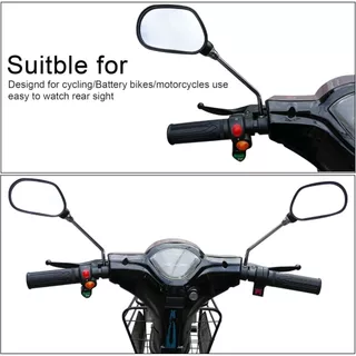 กระจกมองหลัง 1คู่ กระจกมองหลัง จักรยาน รถจักรยาน อุปกรณ์จักรยาน Bike BackView Cycling Mirror A238