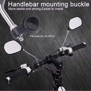กระจกมองหลัง 1คู่ กระจกมองหลัง จักรยาน รถจักรยาน อุปกรณ์จักรยาน Bike BackView Cycling Mirror A238
