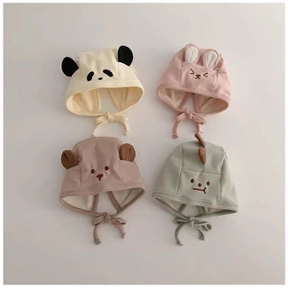 (พร้อมส่ง 18 แบบ) หมวกแก๊ปเด็ก หมวกสัตว์ หมวกผูกใต้คาง หมวกทารก เด็กน้อย เด็กอ่อน cap hat
