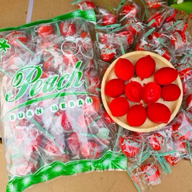 ท้อแดง ลูกพีช 3 รสเปรี้ยว หวาน อร่อย กรอบเนื้อแน่น ไม่มีเมล็ด แนะนำแช่เย็น ก่อนทาน