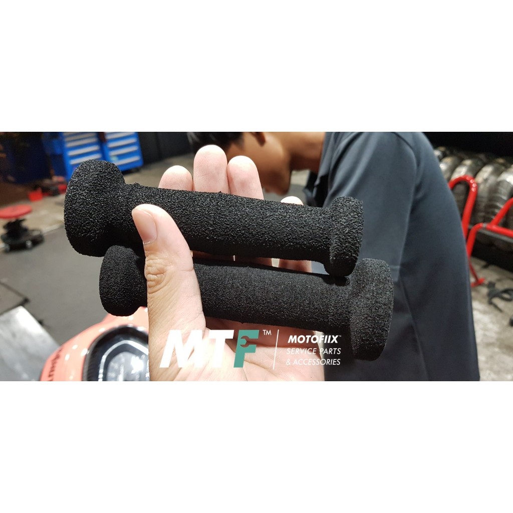 Domino ปลอกแฮนด์ 1103 PAIR GRIPS Monochrome grips - soft (Sponge)