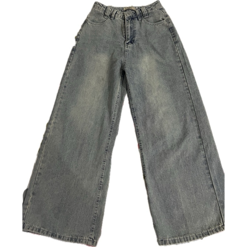 ส่งต่อ กางเกงยีนส์ขากระบอกใหญ่ Riley.apparels - Andy Jeans 7006 (สีLight blue) [used]