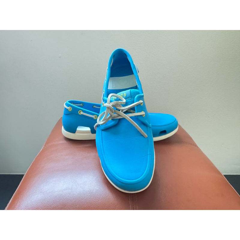 รองเท้า crocs พาสติก สีฟ้า ไซส์42