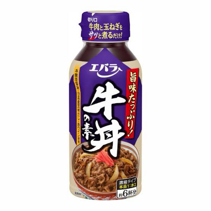 Ebara gyudon no moto sauce 200ml. 🇯🇵นำเข้าจากญี่ปุ่น ซอสปรุงรสสำหรับข้าวหน้าเนื้อ